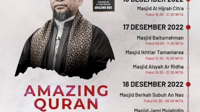Roadshow Amazing Quran Sasar Tujuh Tempat untuk Berdakwah