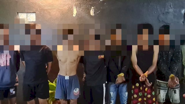Para pelaku pencurian disertai kekerasan yang diamankan polisi (ist)