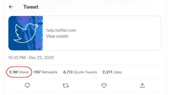Twitter Luncurkan Fitur View Count, Tunjukkan jumlah Views Setiap Cuitan