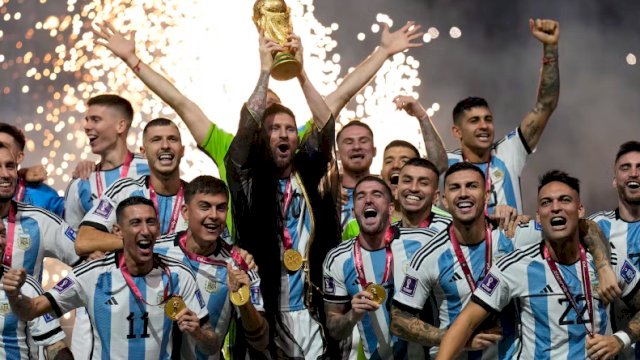 Selebrasi kemenangan piala dunia beberapa waktu yang lalu. Foto: ist 