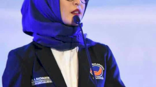 Ketua Partai Nasional Demokrat (Nasdem) Kota Makassar, Rachmatika Dewi. Foto: ist