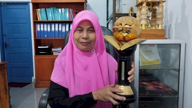 Kepala Sekolah SD Pertiwi Makassar. Foto: Portamedia.id/Firda