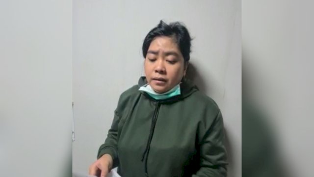 Sosok Datu Balalembang saat membacakan pernyataan maafnya usai ketahuan bahwa telah melakukan kebohongan. Foto: ist