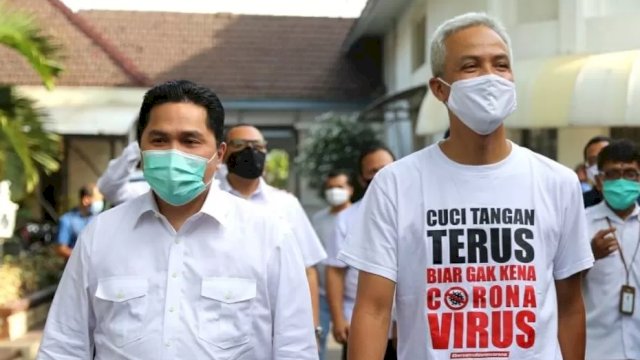 Jokowi Disebut Kuatkan Sinyal Duet Ganjar-Erick di Pilpres 2024
