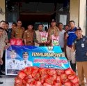 364 KK Terdampak Angin Puting Beliung Gowa Peroleh Bantuan