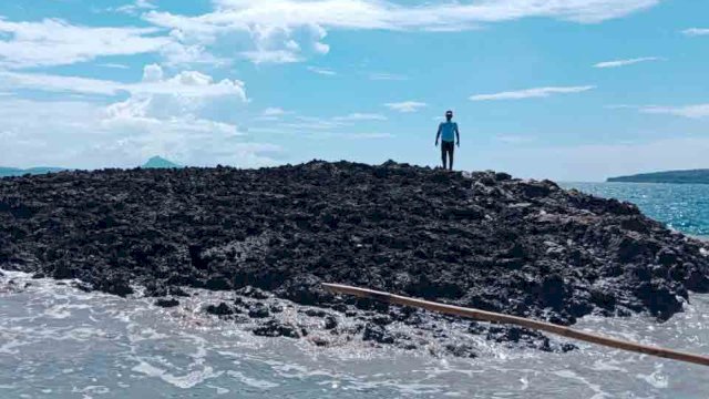 Pulau baru muncul di Tanimbar usai gempa m 7.9 (int)