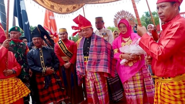  Kepala Staf TNI Angkatan Darat, Jenderal Dudung Abdurachman saat kunker ke Gowa.(Irham/portalmedia)