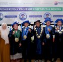 Tingkatkan Kualitas SDM di Internal Kampus, Unibos Kukuhkan Tiga Guru Besar