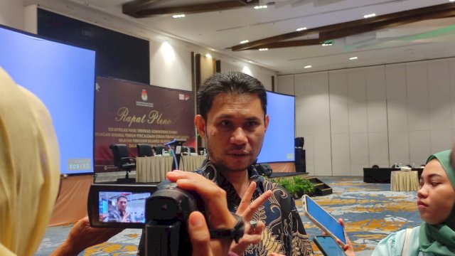 Komisioner KPU Sulsel, Asram Jaya. Foto: Portalmedia.id/Al Fath