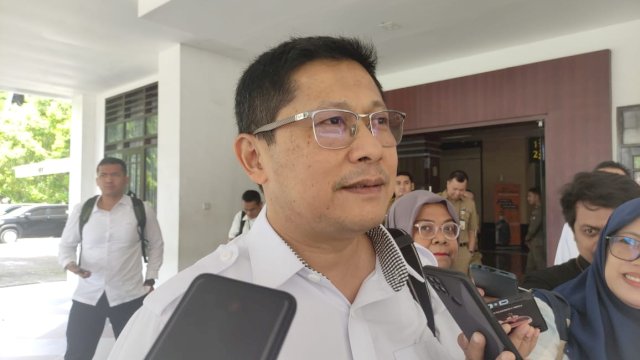 Wakil Direktorat Tipikor Bareskrim, Kombes Arief Adiharsa saat berkunjung ke Kantor Gubernur Sulsel (Portal Media/Al Fath)