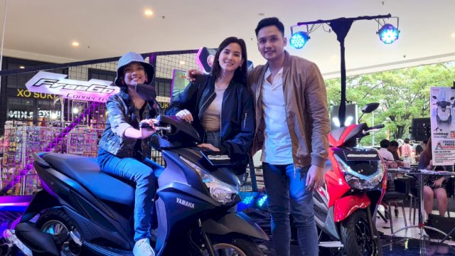 SJAM Gencar Kenalkan Yamaha FreeGo 125 Connected Lewat Event Display di Makassar