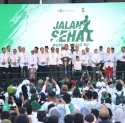 Lepas Jalan Sehat Menuju 1 Abad NU, Ini Pesan Presiden Jokowi