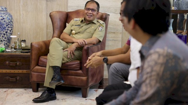 Wali Kota Danny saat menerima Audiensi PT Pertamina Patra Niaga Regional Sulawesi di kediamannya, Selasa, (24/01/2023)/Ist