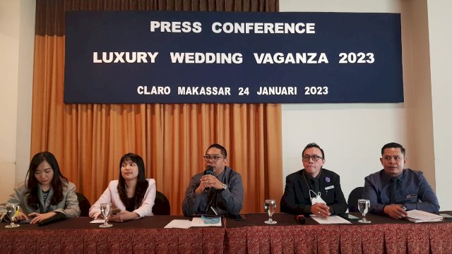 Press Conference persiapan Luxury Wedding Vaganza 2023. Foto: dok 