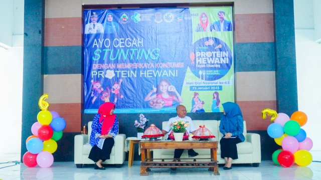 Dinas Kesehatan Kabupaten Jeneponto, Sulawesi Selatan, memperingati Hari Gizi Nasional ke-63. (IST).