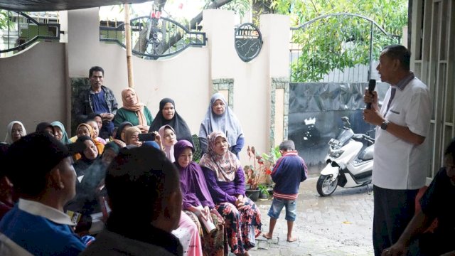 Anggota Komisi V DPR RI, Hamka B Kady, berkunjung ke Kelurahan Bontoduri, Kecamatan Tamalate, Kota Makassar, Sabtu, 28 Januari 2023.