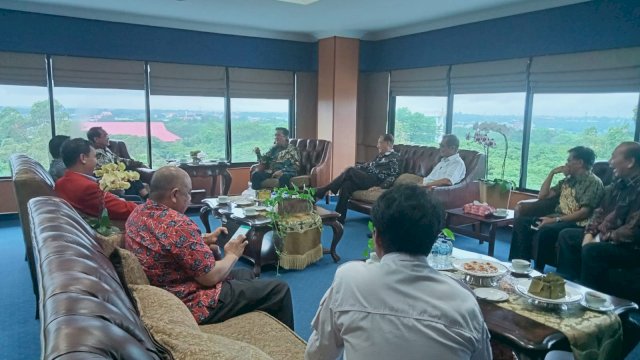 Wakil Ketua MPR Temui Rektor Unhas, Bahas IKN dan Proyek Strategis Nasional