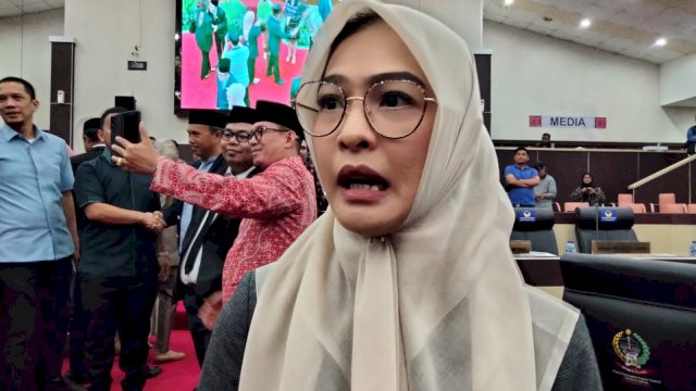 Anggota DPRD Sulawesi Selatan (Sulsel), Andi Rachmatika Dewi. Foto: Portalmedia.id/Al Fath