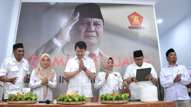 Perayaan HUT Partai Gerindra ke-15 oleh DPC Gerindra Makassar/Ist