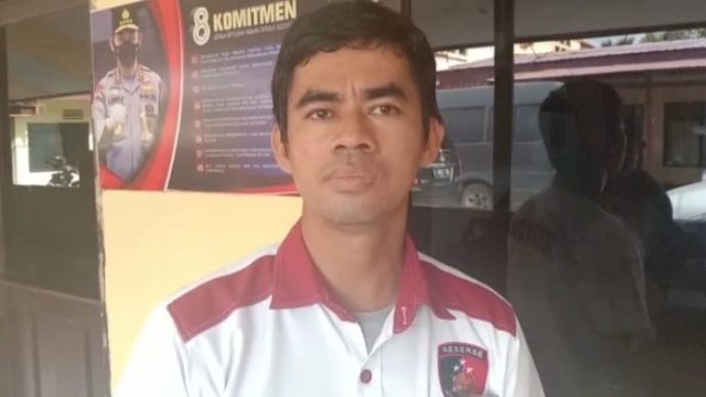 Kanit Tipidkor Polres Jeneponto Iptu Uji Mughni. Foto: Portalmedia.id/Akbar Razak