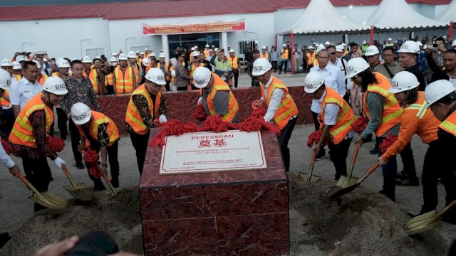 PT Vale dan PT BNSI Resmikan Pembangunan Proyek Pertambangan dan Pengolahan Nikel Rendah Karbon Terintegrasi di Morowali