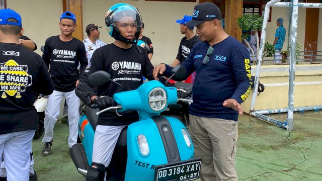 Yamaha dan Dishub Beri Edukasi Aman Berkendara untuk Siswa SMA di Makassar