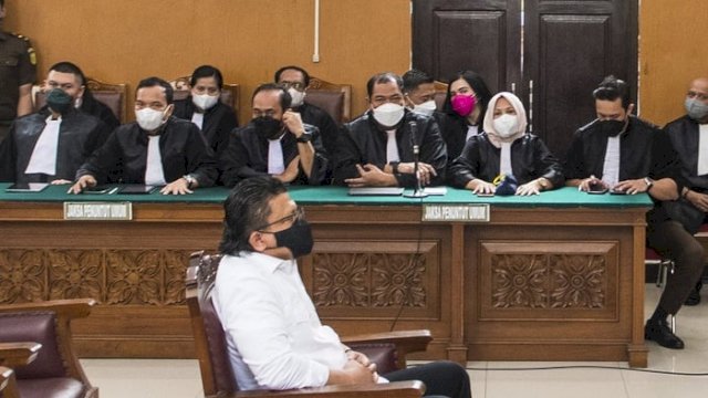 Ferdy Sambo akhirnya resmi divonis mati oleh majelis hakim melalui keputusan sidang putusan di Pengadilan Negeri Jakarta Selatan, Senin (13/2/2023)/INT