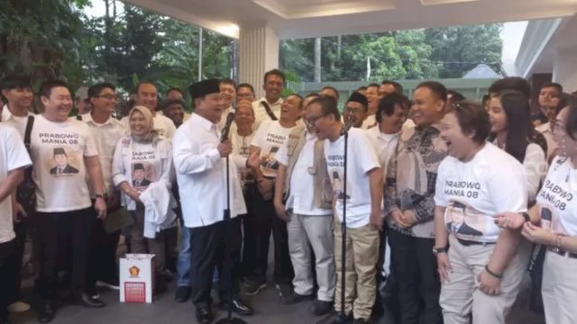 Kelakar Prabowo Usai Diusung Joman: Kamu Nggak Takut Sama Saya?