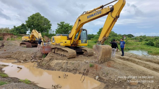 Lokasi tambang galian C yang diduga ilegal yang beroperasi di Kecamatan Bontoramba, Kabupaten Jeneponto, Sulawesi Selatan/Ist