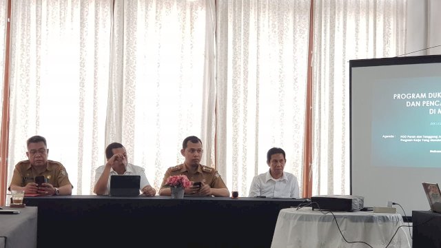 FGD Peran dan Tanggung Jawab Pemerintah dalam Mencapai Tujuan SDGs 16 serta Program Kerja yang Mendukung, yang dilaksanakan di Masagena, Selasa, 21 Februari 2023.