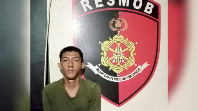 Pelaku pencurian handphone yang diamankan unit Resmob Polsek Rappocini (ist)