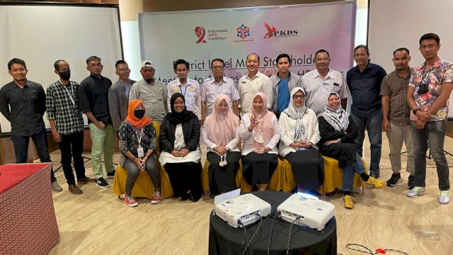 HIV-AIDS di Kota Makassar menggelar diskusi bersama Tim Pokja HIV Kota Makassar, Kamis, 23 Februari 2023.