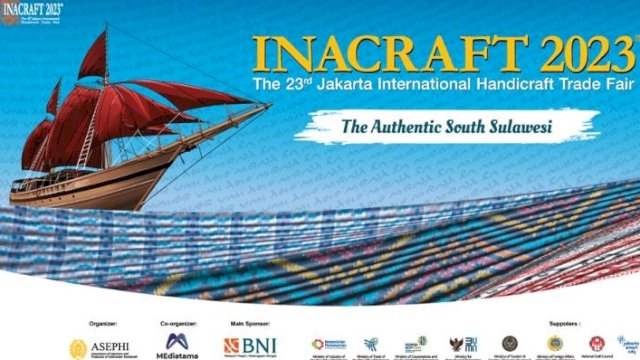 Pameran Inacraft 2023 di JCC, Sulsel Usung Tema Tembus Pasar Dunia