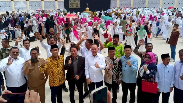 Peresmian Sarana Manasik Haji di Sudiang, Selasa, 28 Februari 2023.