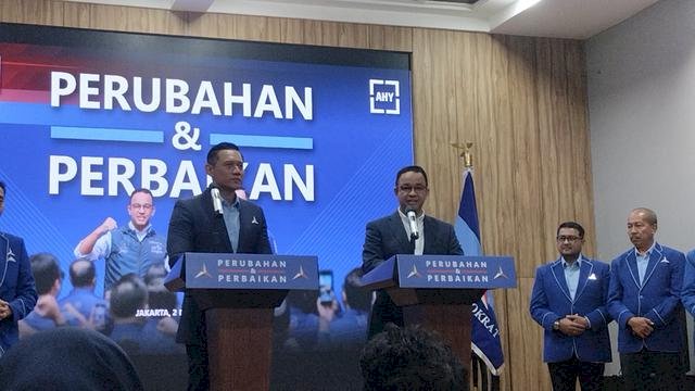 Anies Baswedan dan AHY. Foto: ist