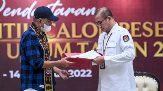 Partai Prima saat pendaftaran administrasi. Foto: ist
