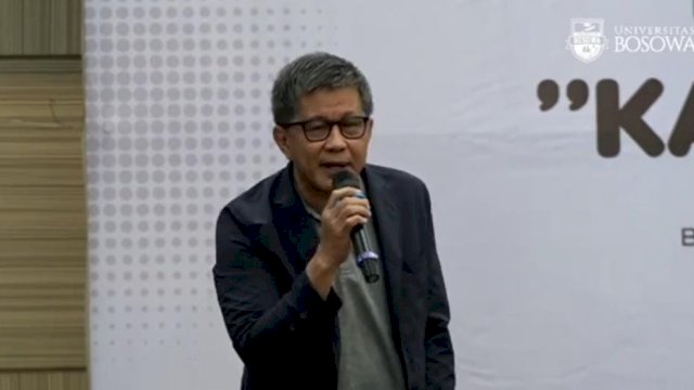 Hadiri Kuliah Umum Unibos, Rocky Gerung Sentil Kinerja Perpajakan di Indonesia