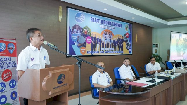 Pembukaan RAT Koperasi Tirta Makassar. Foto: dok