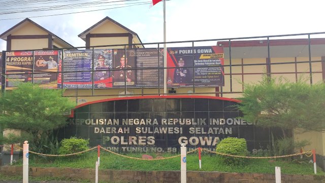 Kantor Polres Gowa (Portal Media/Irham)