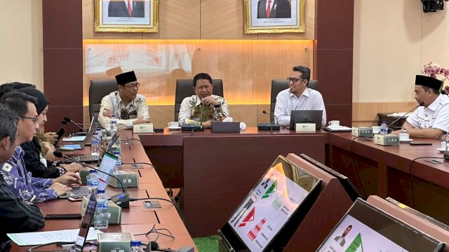 Rapat Koordinasi Persiapan Penyelenggaraan Ibadah Haji Khusus, yang dilaksanakan di Jakarta, kemarin, Kamis, 8 Maret 2023. 