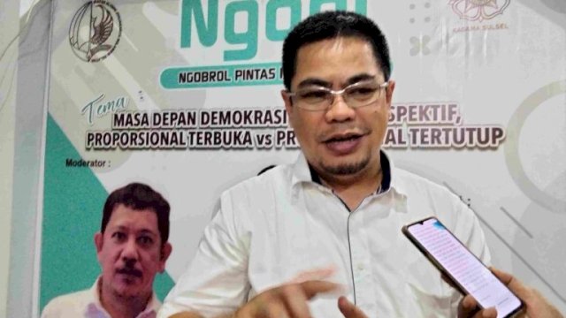 Pengamat politik dari Universitas Hasanuddin (Unhas) Makassar, Sukri Tamma. Foto: ist
