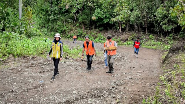 Ruas Jalan Takkalasi - Bainange - Lawo di Kabupaten Soppeng dan Kabupaten Barru menjadi salah satu fokus Pemprov Sulsel/Ist