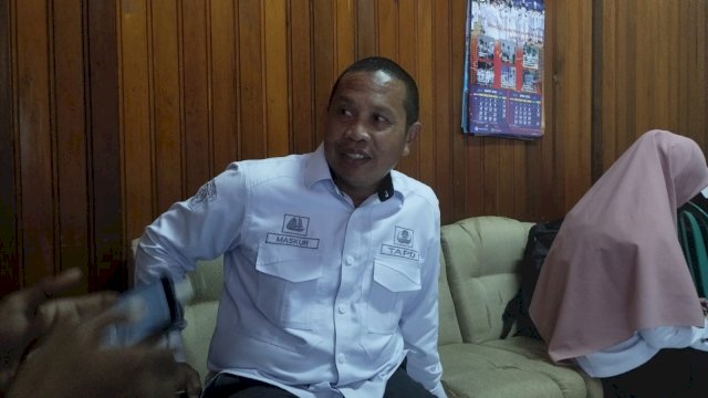 Kepala Ispektorat Kabupaten Jeneponto Maskur. (Portal Media/Akbar Razak).
