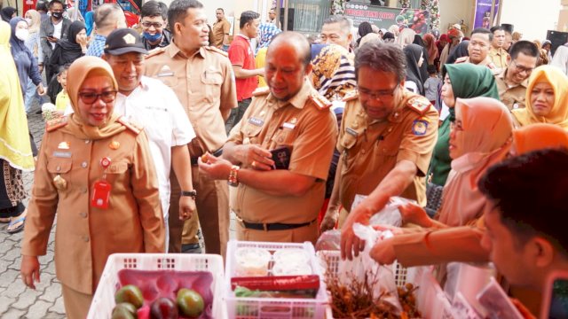 Dinas Tanaman Pangan dan Hortikultura Kabupaten Gowa menggelar Pasar Tani 2023 jelang Ramadan/Ist