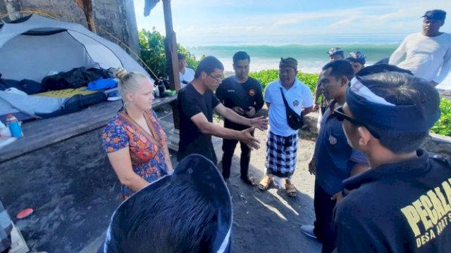 Dirikan Tenda di Pantai Bali saat Nyepi, Dua Bule Polandia Diamankan 