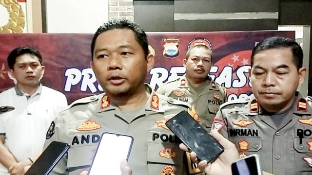 Kapolres, Kabupaten Jeneponto, AKBP Andi Erma Suryono. (et).