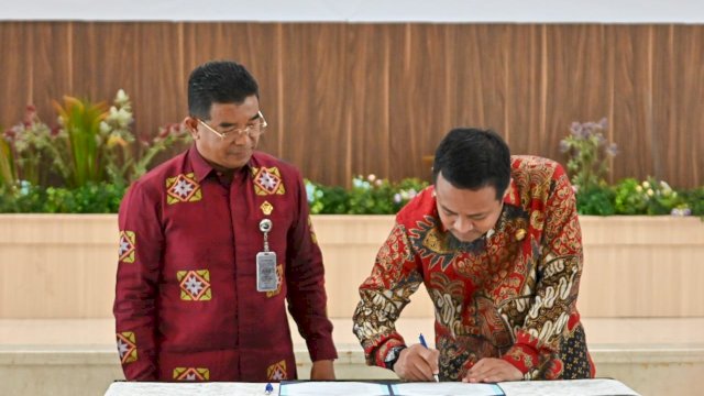 Penandatanganan Berita Acara Serah Terima (BAST) Penyerahan LKPD Unaudited TA 2022. 