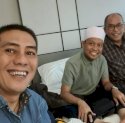 Dibesuk IAS dan Deng Ical, Ust Das'ad: Insya Allah Rabu Sudah Bisa Pulang