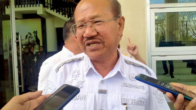 Bupati Kabupaten Jeneponto, Iksan Iskandar. (Portal Media/Akbar Razak).