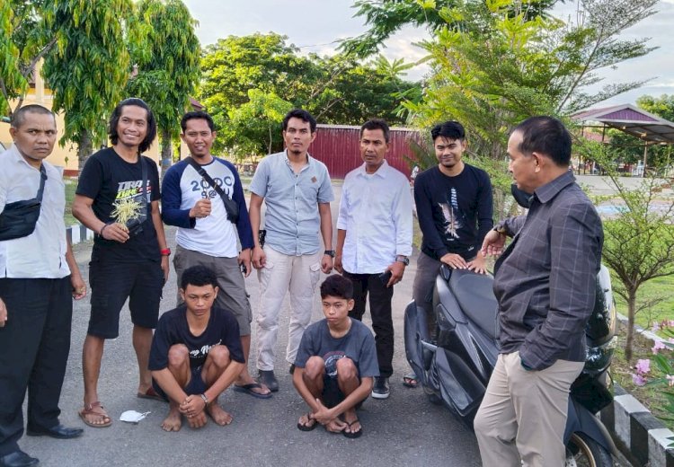 Tim Gabungan Polres Jeneponto Bekuk 2 Pelaku Pembusuran